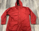 THE WOOLRICH WOMAN Size L Red With Wool Flannel Lining Jacket Vintage USA - $19.79