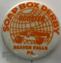 Vintage 1960&#39;s Soap Box Derby Pinback - £5.42 GBP
