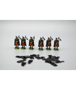 Phoenix Model Developments Bagpipe Pipers Miniatures 30mm x 6 PMD Painted - £22.82 GBP