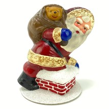 Ino Schaller P API Er Mache Santa Claus Chimney Sack Bear Signed - £78.92 GBP