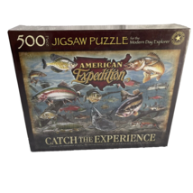 American Expedition Catch the Experience Jigsaw Puzzle 500 pc Fish NEW S... - $18.98