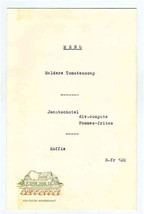 Dennenhof Menu Polygoon-Brasschaat Belgium 1960&#39;s - $17.80