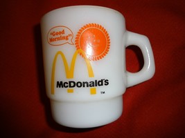 Mc Donald&#39;s Ronald Doll + Hamburglar Plush / Dutch Newsletter / Milk Glass Mug - £10.38 GBP