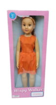 Uneeda Girl&#39;s 27 Inch Life-Size Wispy Walker &#39;Walk With Me&#39; Doll Orange Ages 3+ - £31.64 GBP