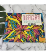 Vintage Designs To Color Betty Schaffner 1966 Book 2 Blank Paperback - $426.10 MXN