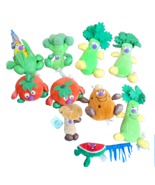 Plush of food Toys Mushroom Potato Broccoli 11 Items Toy Box Creations - $29.70 CAD