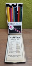 Vintage Set of General Pencil Co Kimberly Thin Lead Water Color Drawing ... - $28.69