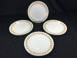 (9) Corelle Butterfly Gold 8 1/2&quot; Salad Plates Made in USA - Lot of 9 - $29.99
