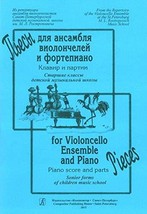 Pieces for Violoncello Ensemble and piano. Piano score and parts. Senior forms o - £10.94 GBP