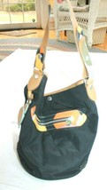 Kipling Classy Vtg Basket Bucket Handbag Black - £19.71 GBP