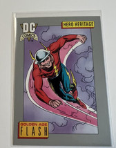 DC Comic Cards 1992 Series I Hero Heritage Golden Age Flash #4 - £1.56 GBP