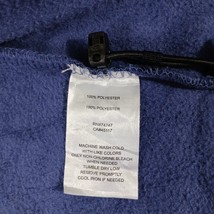 Cabelas RN#74747 Men's Blue Full Zip Fleece Mock Neck Fleece Jacket Size Large image 4