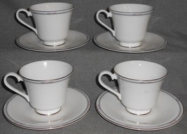 1986 Royal Doulton Set (4) Simplicity Pattern Cups And Saucers Made In England - £29.60 GBP