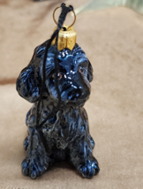 Joy To The World Collectibles Yorkipoo Black Ornament Handcrafted in Poland - £35.47 GBP