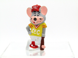 Vintage 1986 Showbiz Pizza Time Chuck E Cheese Mouse PVC Mini Figurine 2.5&quot; - £6.95 GBP
