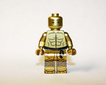 Building Block Gold Bronze Man Action Movie Karate Minifigure Custom - $6.00