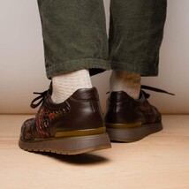 Brescia Washed Classic Calfskin Fashion Sneaker Men's Cognac image 14