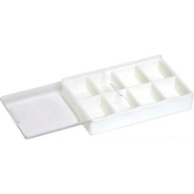 Bead Storage Box Clear Acrylic Compartmented Beading - $15.71