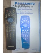 Panasonic oem Remote Control EUR511151 AND Reference Guide - $573.78 MXN