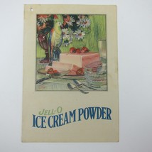 Jell-O Ice Cream Powder Recipe Booklet Genesee Pure Food Company Antique... - $14.99