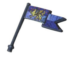 Dark Tower Board Game Flag Piece Blue Part VTG 1981 Original Replacement... - $12.82