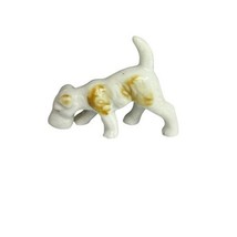 Vintage Japan Porcelain Terrier Dog Figurine 2&quot; Collectible - $13.99