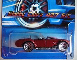 Hot Wheels 2005 Edition Shelby Cobra 427 s/c #160 red with white stripe - £7.41 GBP