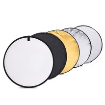 Light Diffuser, Andoer Photo Reflectors 24&quot; 60Cm 5 in 1 Reflector Portable Photo - £21.93 GBP