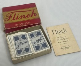 Vintage Flinch Card Game by Parker Brothers c.1938 1951~ Original Box - $9.28