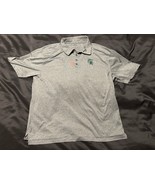 Colosseum Michigan State Spartans Men’s XL Gray Heather Polo Shirt Short... - $309.27 MXN