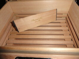 Brizard  The "Airflow" Cigar Humidor - Black Caiman  60 / 70 Count NIB image 8