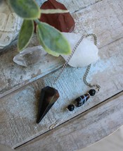 Brown &amp; Black Agate Pendulum by Imogen Designs ~Protection~ - $417.04 MXN