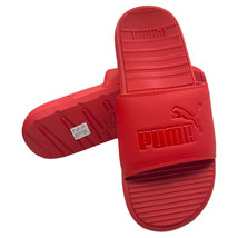 Nwt Puma Msrp $47.99 Cool Cat Sport Men&#39;s Red Slip On Slides Sandals 8 9 10 11 - $20.69