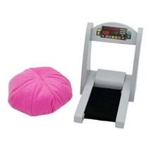 NEW KidKraft Shimmer Mansion Wood Treadmill Exercise Run &amp; Poof Chair  Barbie sz - £13.26 GBP