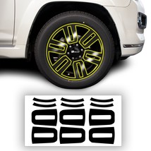 Fits Toyota 4Runnner 10-23 Wheel Rim Chrome Delete Cover Decal Blackout ... - £55.94 GBP