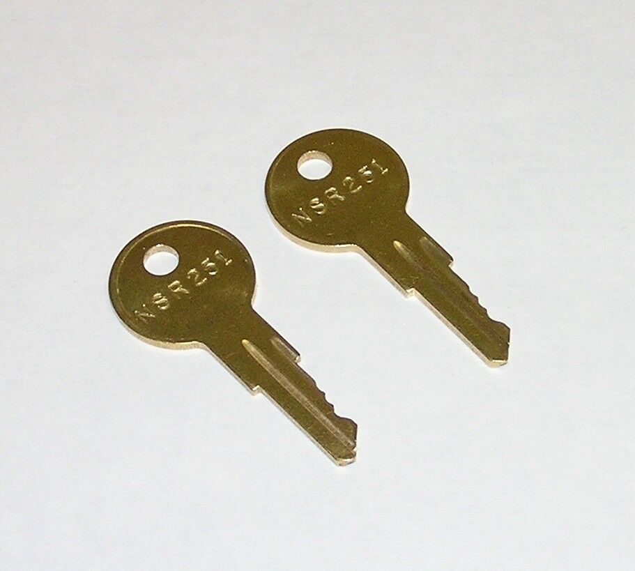 2 - NSR251 Keys fit Square D Electrical Breaker Panel Panelboard Locks - $10.99