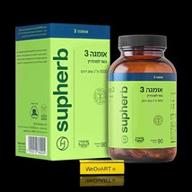 SUPHERB Omega 3 kosher Mehadrin 90 soft capsules - $856.73 MXN