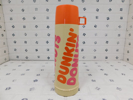 Vintage Dunkin Donuts Large Thermos With Cup Lid 13.5 Inches Retro - £19.46 GBP