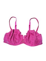 Chantelle 36C Pink INTIMATES Underwire Unlined Lace Full Coverage Bra  - £20.43 GBP