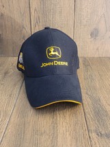 John Deere Baseball Cap Hat Black With Yellow Trim Adjustable Van Lott Inc 75th - £8.71 GBP