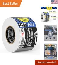 Professional Grade Aluminum Foil Tape - 3 Inch by 210 Feet 70 Yards - Pe... - $49.89