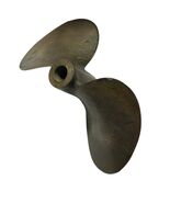 Vintage Bronze Boat Cupped Propeller Prop 2 Blade Michigan AJ 605 Trolling - $5,233.90 MXN