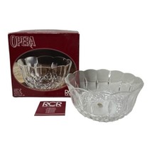 ROYAL CRYSTAL ROCK RCR OPERA BOWL MADE IN ITALY 180 24% LEAD CRYSTAL 18c... - $458.19 MXN
