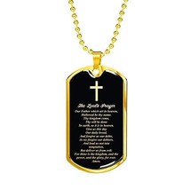 Express Your Love Gifts The Lord&#39;s Prayer Our Father Necklace Stainless Steel or - £42.84 GBP