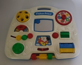 1993 Fisher Price Crib Activity Center Baby Toy Busy Box Learning Vintage - $24.85