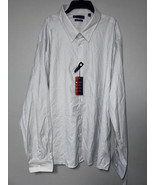 MSRP $80 T.H. Men&#39;s Slim-Fit Stretch No Tuck Dress Shirt Size 4XL - €55,50 EUR