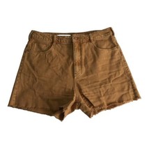 Anthropologie Pilcro Womens Shorts Adult Size 29 Rust Color High Rise Denim - £19.04 GBP