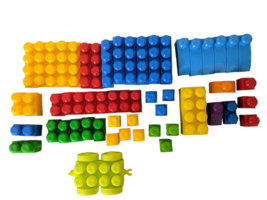 Toy Replacement Building Blocks Color 65 Pieces - £11.05 GBP