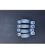 4 pcs galvanized Electrical Conduit 2 hole straps for rigid, EMT, etc si... - $6.62