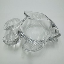 Vintage Art Vannes France Crystal  Fish Shaped Candy Trinket Ring Dish 2... - £33.45 GBP